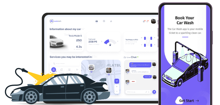 on-demand car wash app development